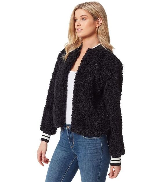 Jessica Simpson Jackets & Blazers - Jessica Simpson Women NWT Kataleya Long Sleeve Faux Fur Cozy Bomber Jacket M